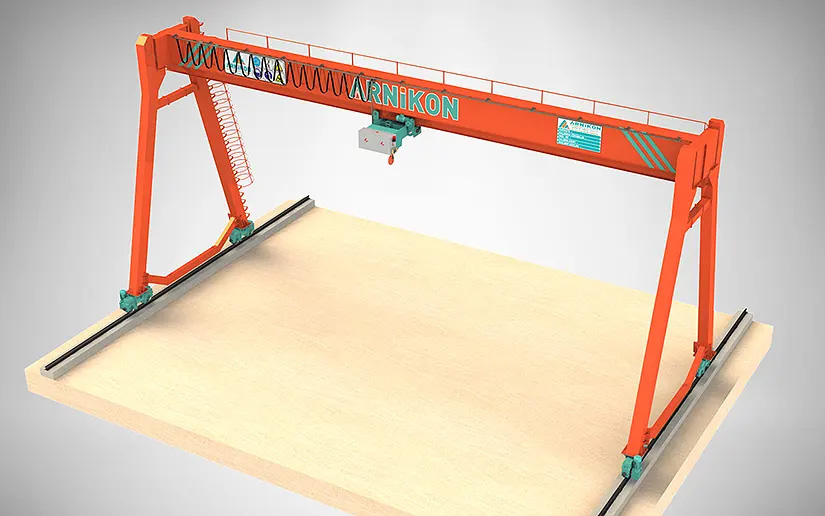 Modern Trading Single Girder Gantry Cranes